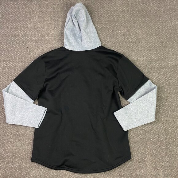 NWOT Venom Hoodie Men's Large Marvel Comics Black Gray - Picture 3 of 8